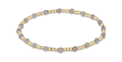 Gemstone Gold Sincerity Bracelet 3mm