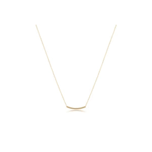 16" Gold Bliss Bar Necklace