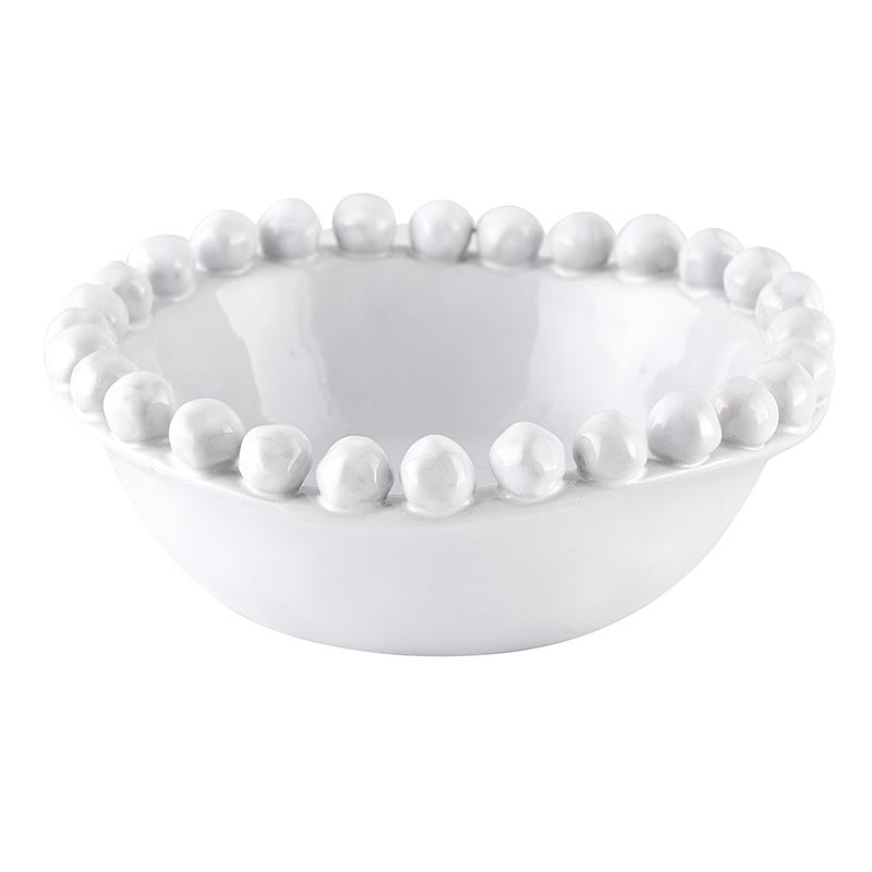 Small White Bead Bowl