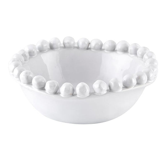 Small White Bead Bowl