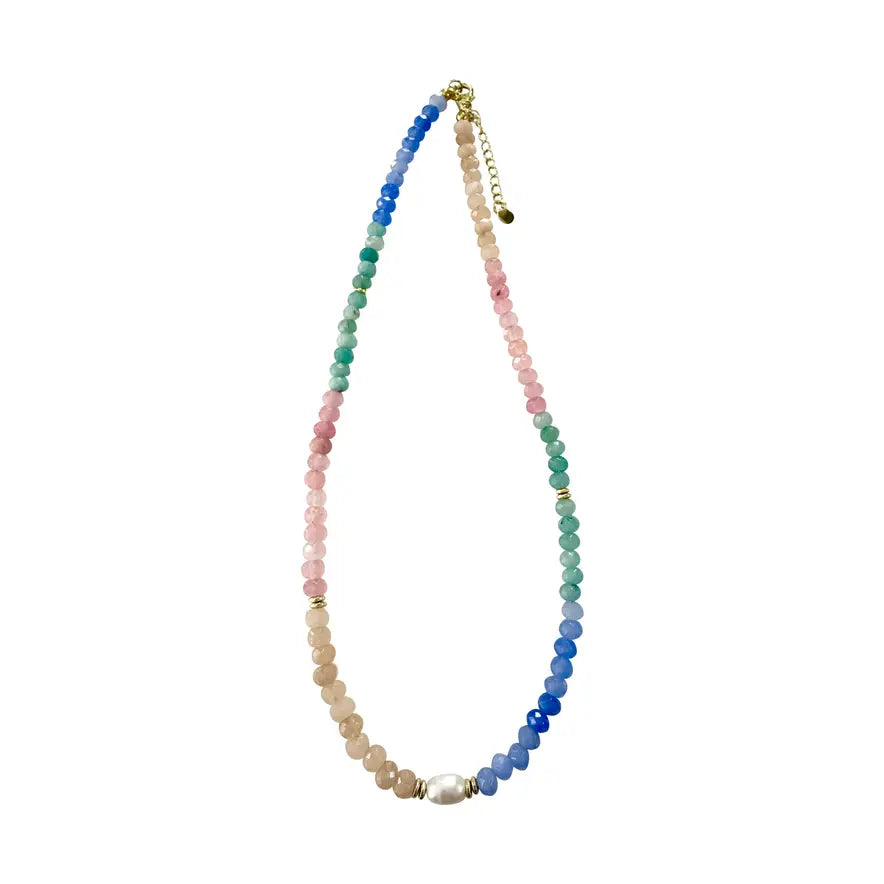 Smith Pastel Beaded Pearl Necklace