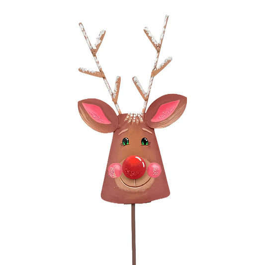 Sm Snowy Rudolph Stake