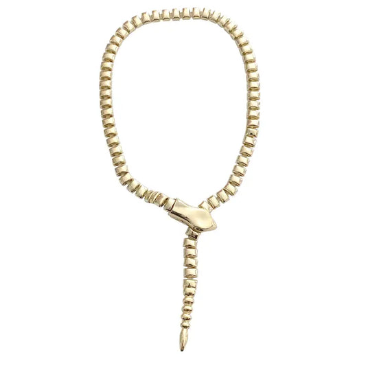 Gold Snake Necklace
