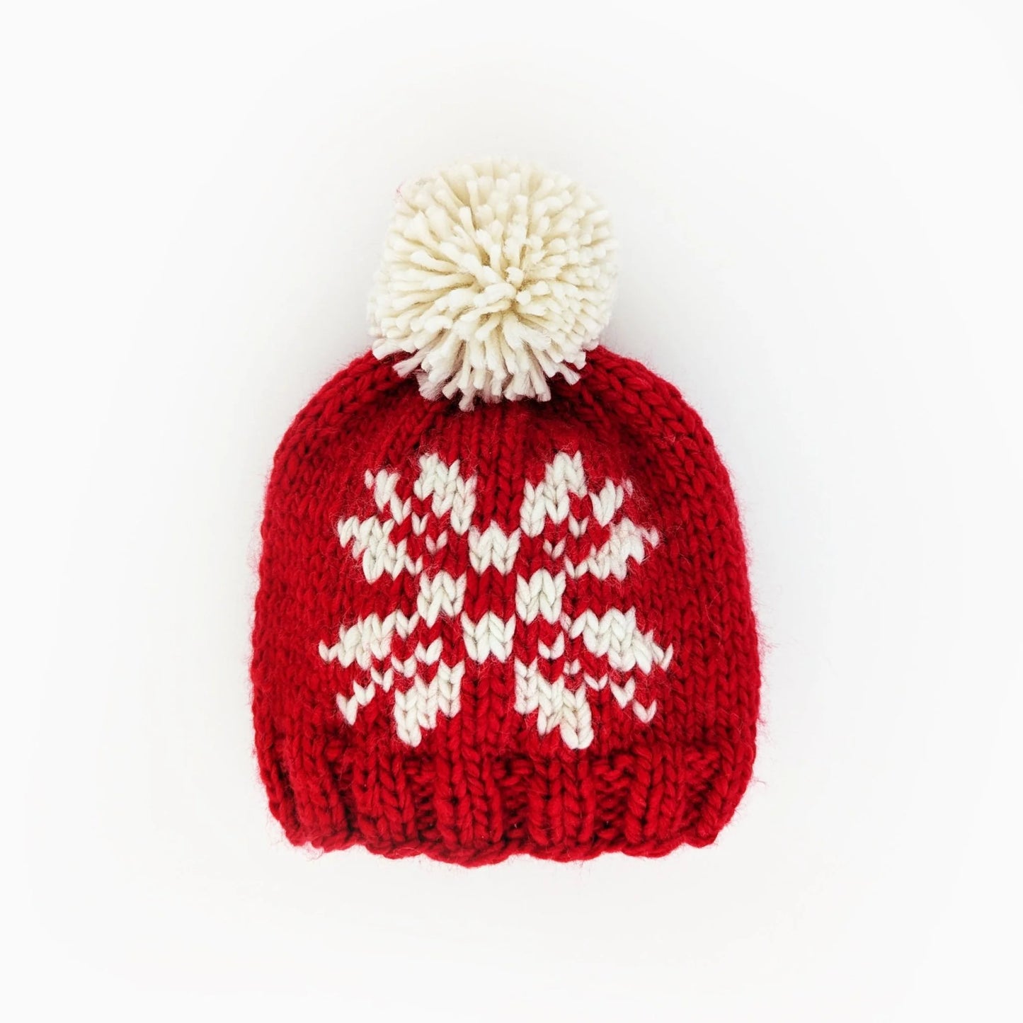 Snowflake Red Beanie