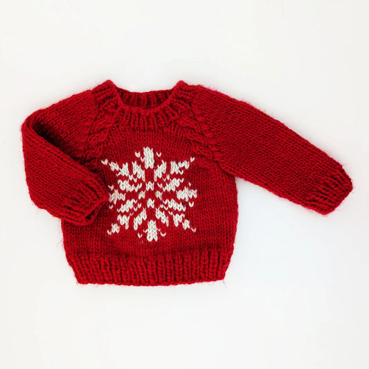 Red Snowflake Sweater