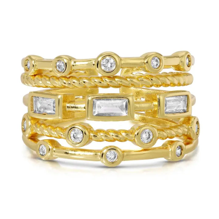 Layered Statement Ring