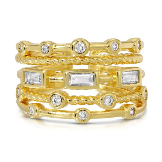 Layered Statement Ring