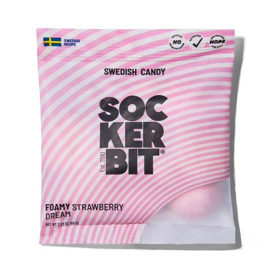 Foamy Strawberry Dream Swedish Candy