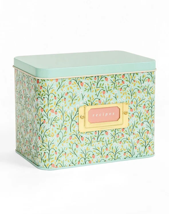 Strawberry Recipe Box