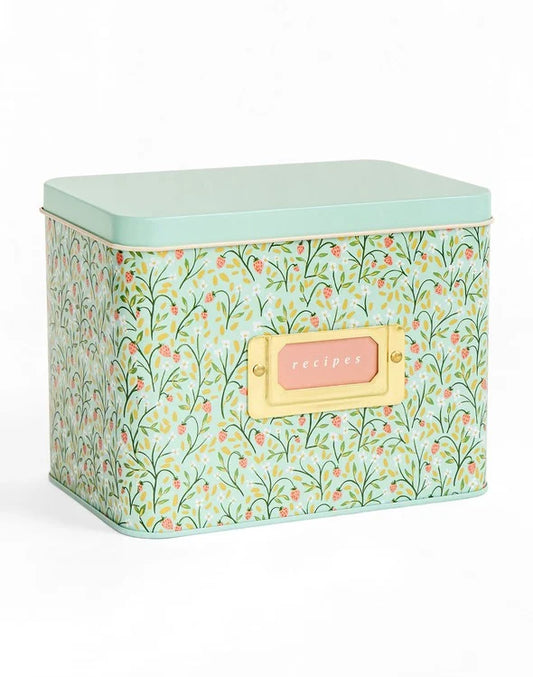 Strawberry Recipe Box