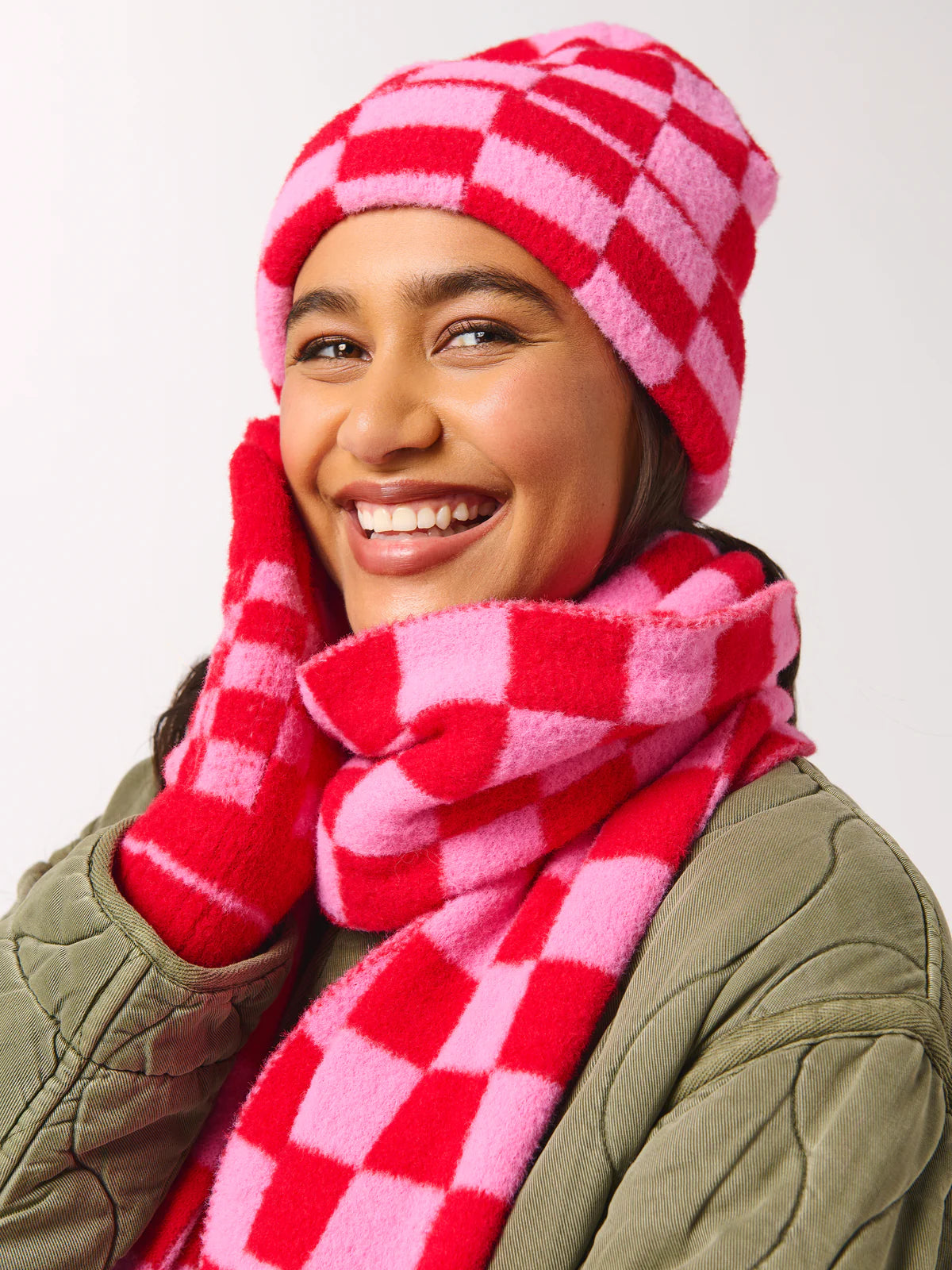 Pink Tanner Scarf
