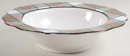 Tartan Serving Bowl 13"