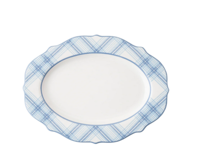 Chambray Tartan 15" Platter