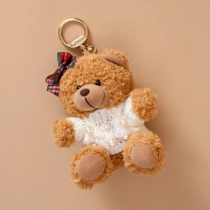 Teddy Bear Bag Charm