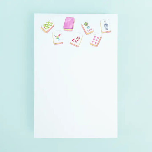 Large Mahjong Tiles Notepad