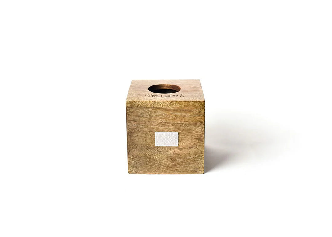 Mini Wood 5 Tissue Box