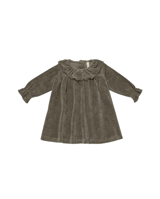 Velour Forest Baby Dress