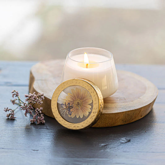 Vanilla Rain Petite Pressed Candle