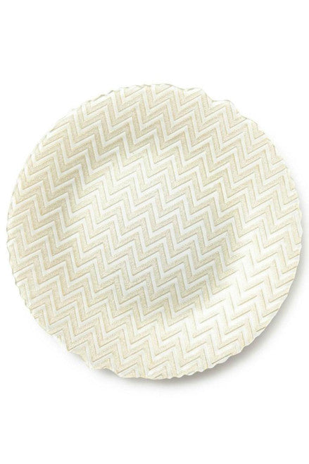 Chevron Pearl Sm Serving Bowl
