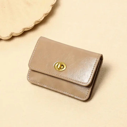 Vintage Solid Color Card Cases Wallet