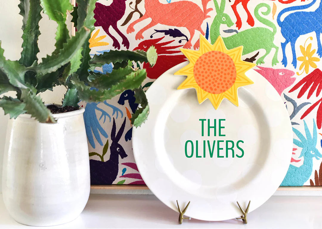 White Dot Entertaining Platter