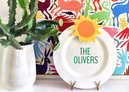 White Dot Entertaining Platter