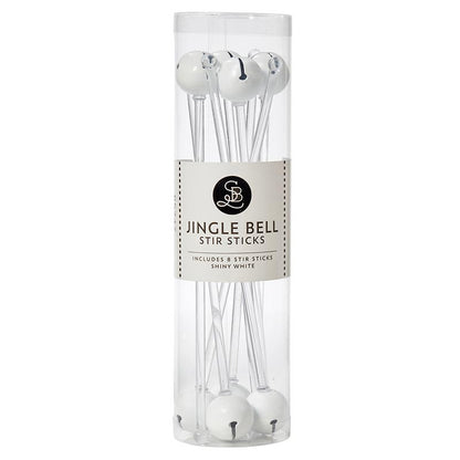 Jingle Bell Stir Stick Set of 8