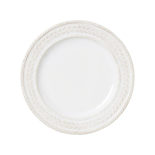 White Le Panier Dinner Plate
