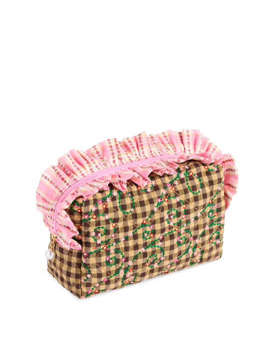 Sienna Quilted Lg Zip Pouch