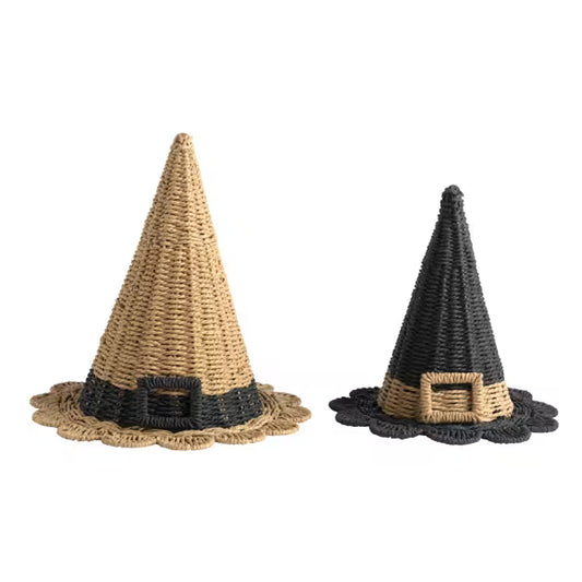Woven Witch Hat Set