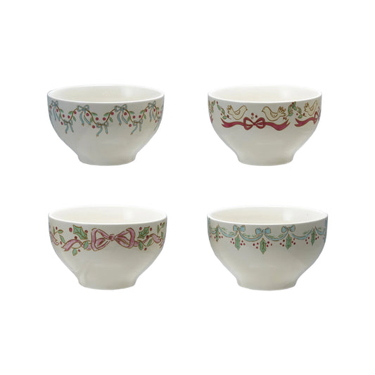 Holiday Bowls with Bows